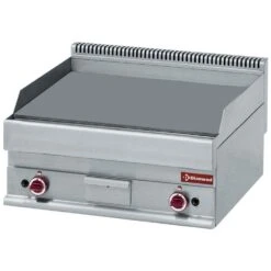 Gastro Gas-Griddleplatte Tischgerät 700x650x380mm Grillplatte Glatt Bratplatte