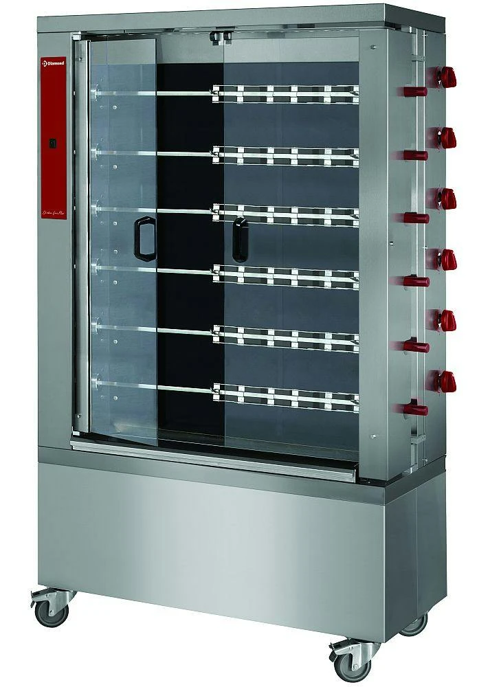 Gas-Hähnchengrill 4-reihig Für 24 Hähnchen - 24,8 KW 9 Gas-Hähnchengrill 4-reihig Für 24 Hähnchen - 24,8 KW – Bild 7