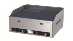 Cookmax Gas-Grillplatte 1/2 Glatt 1/2 Gerillt 2 Heizzonen 660 X 600 X 220 Mm