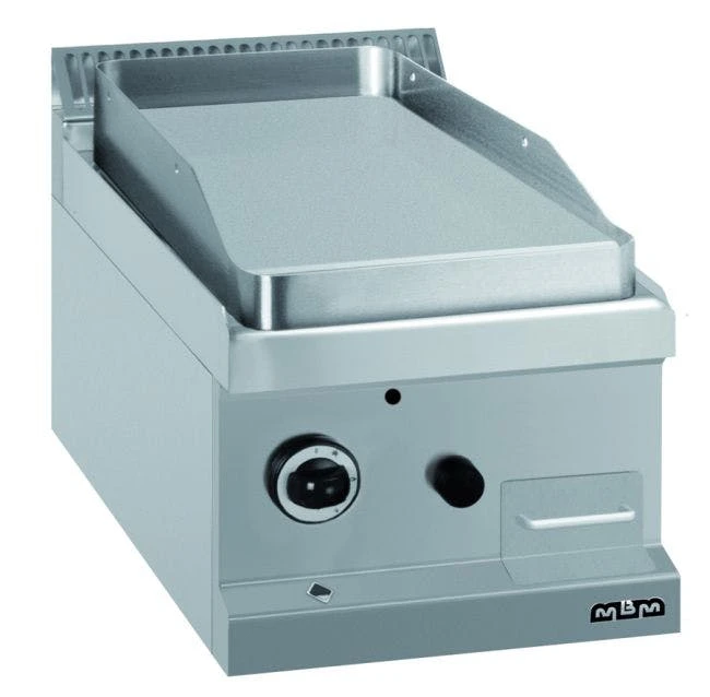 MBM Auftisch-Gas-Grillplatte , Stahl Glatt 6,0 KW 5 MBM Auftisch-Gas-Grillplatte , Stahl Glatt 6,0 KW – Bild 3