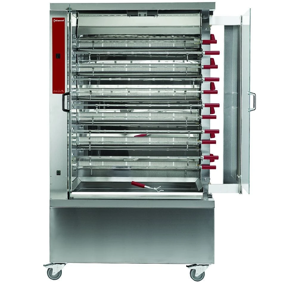 Gas-Hähnchengrill 4-reihig Für 24 Hähnchen - 24,8 KW 7 Gas-Hähnchengrill 4-reihig Für 24 Hähnchen - 24,8 KW – Bild 5