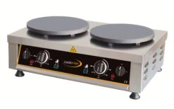 Cookmax Elektro-Crepiere, 2 Backflächen ø 400 Mm
